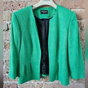 Precis Petite Women's Green Blazer
